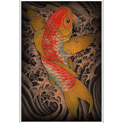 japanese koi painting